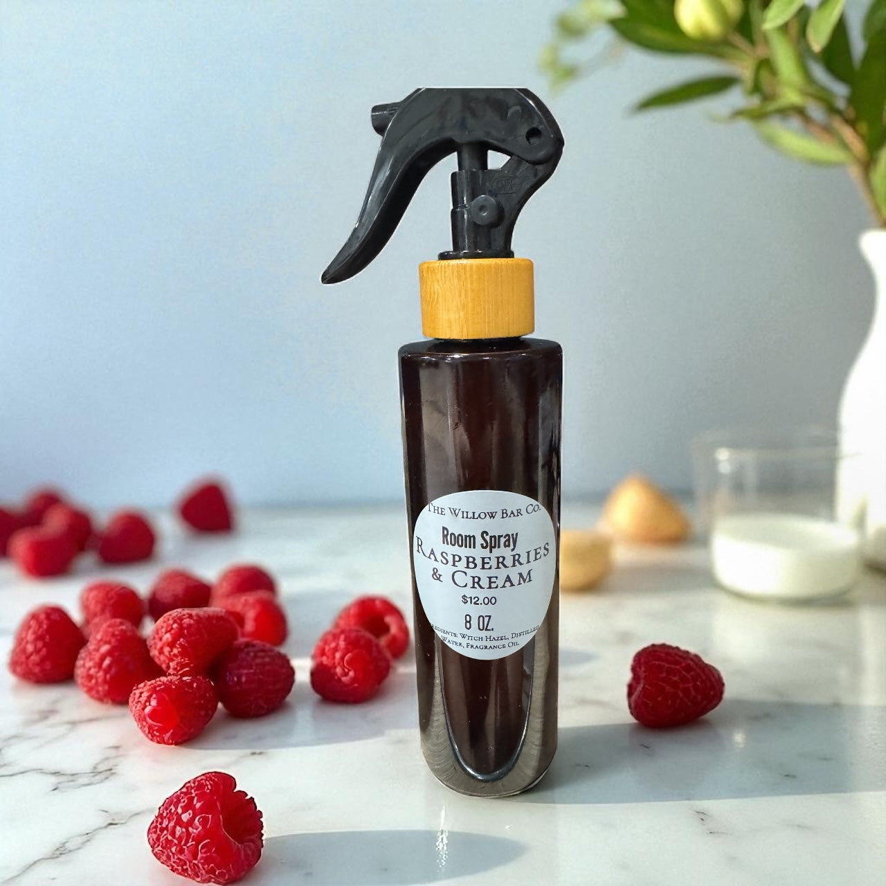 Raspberries & Cream Room Spray. 8 oz.