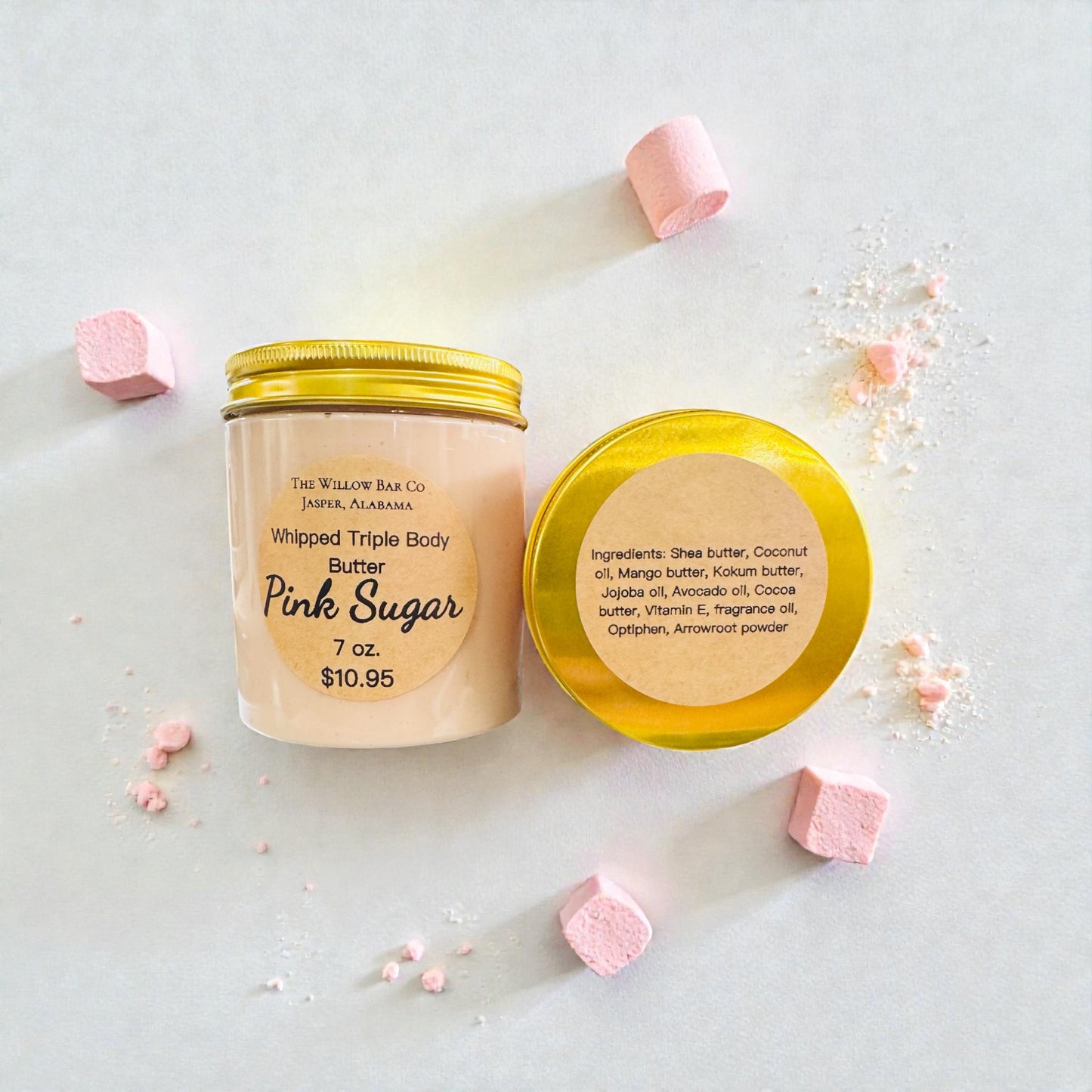 Whipped Triple Body Butter in Pink Sugar 8 oz