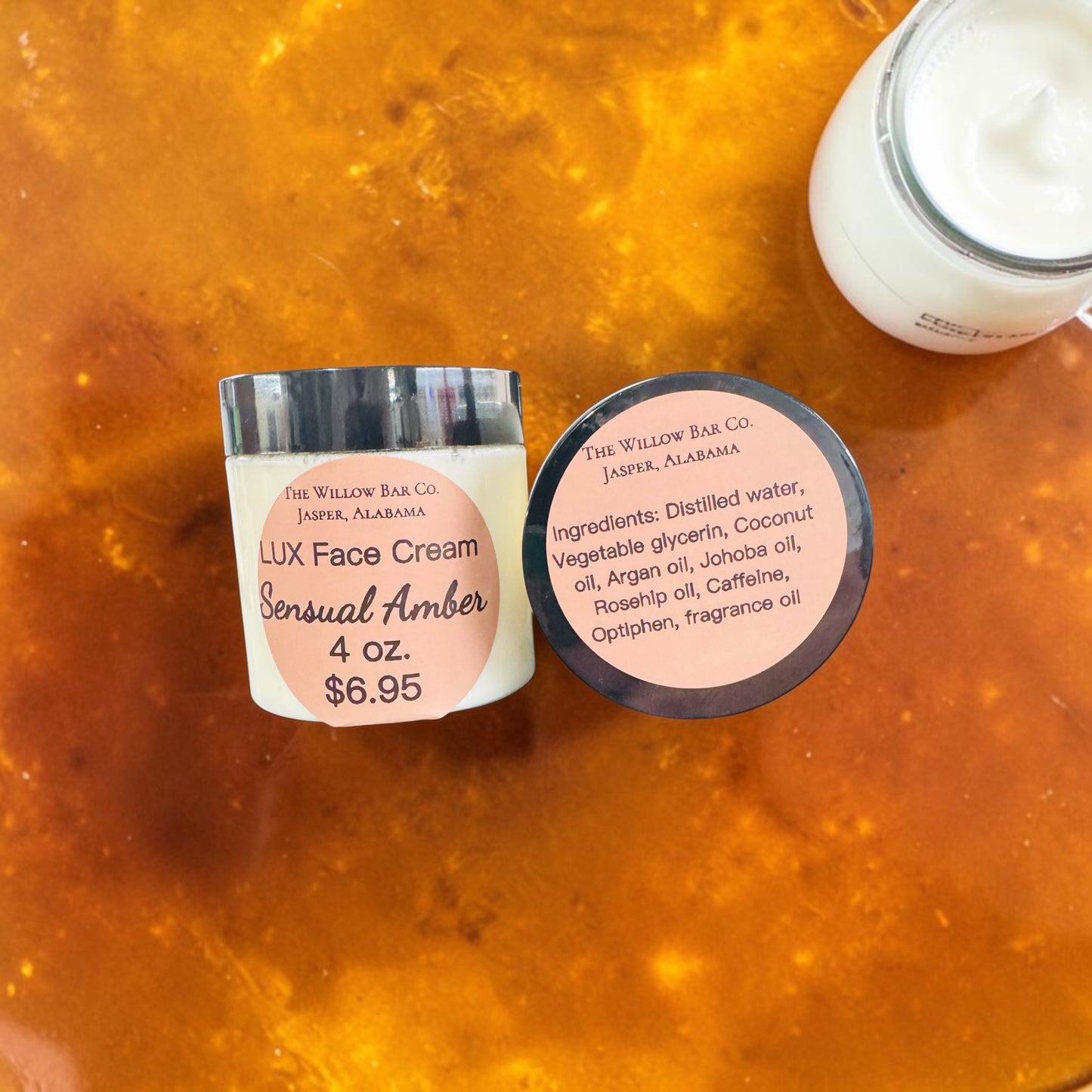 LUX face cream in sensual amber