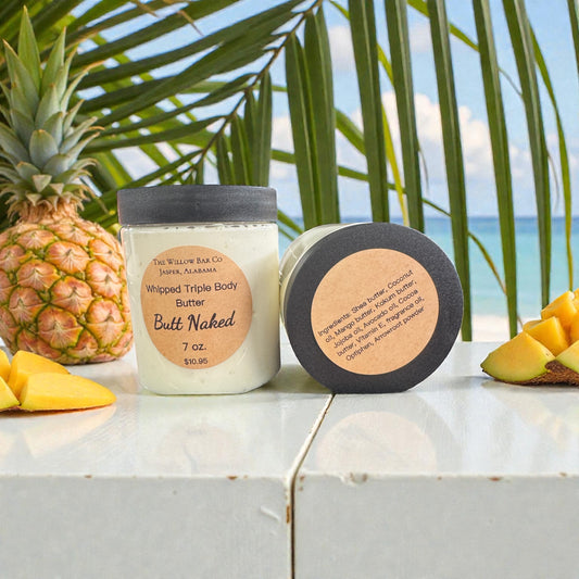 Whipped Triple Body Butter  Butt Naked. 7 oz.
