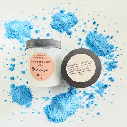 Whipped Triple Body Butter in Blue Sugar 8 oz.