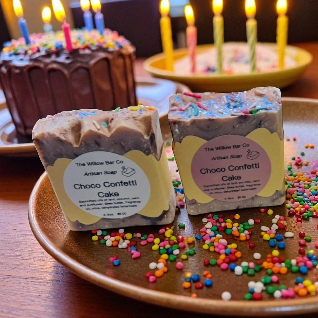 Choco Confetti Cake