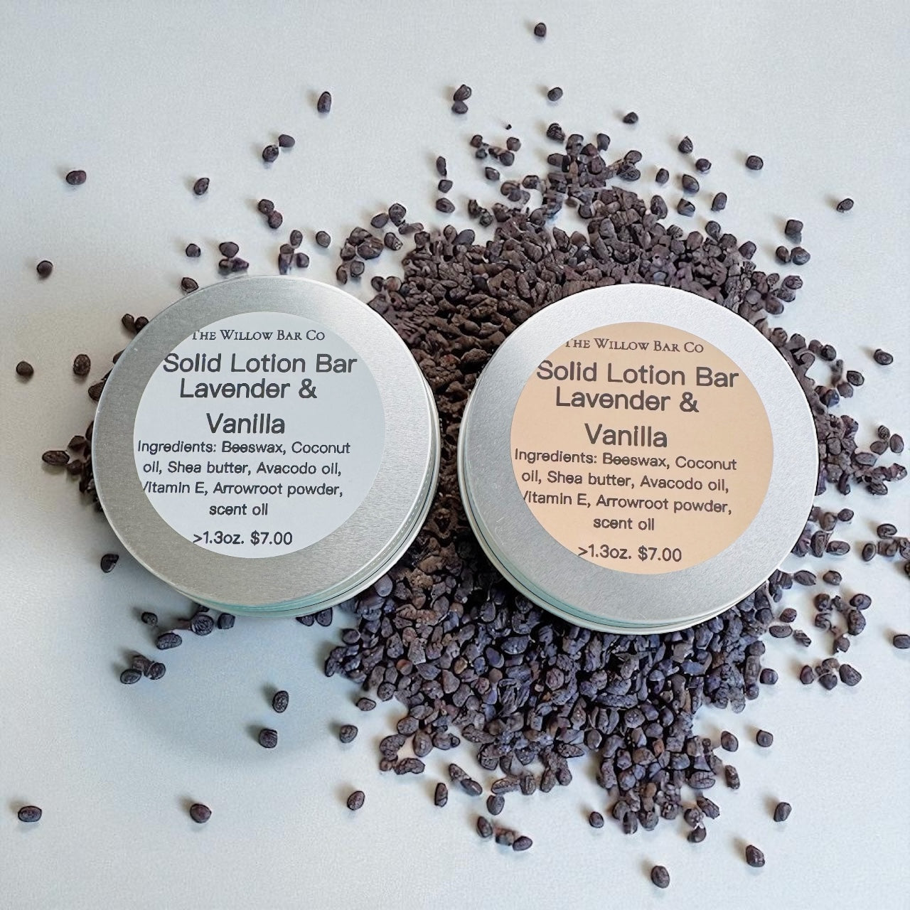 Lavender & Vanilla Solid Lotion Bar