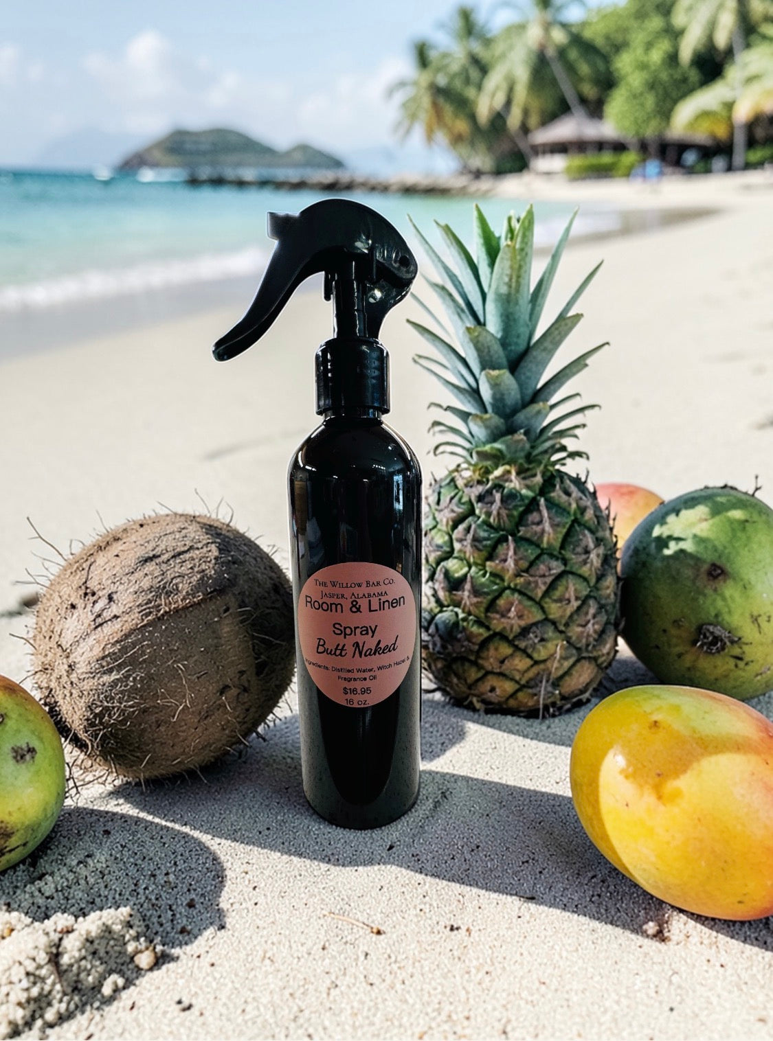 Butt Naked Room and linen spray. 16 oz.