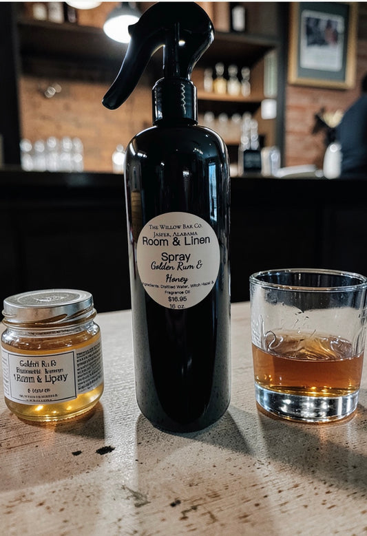 Golden Rum & Honey Room and linen spray