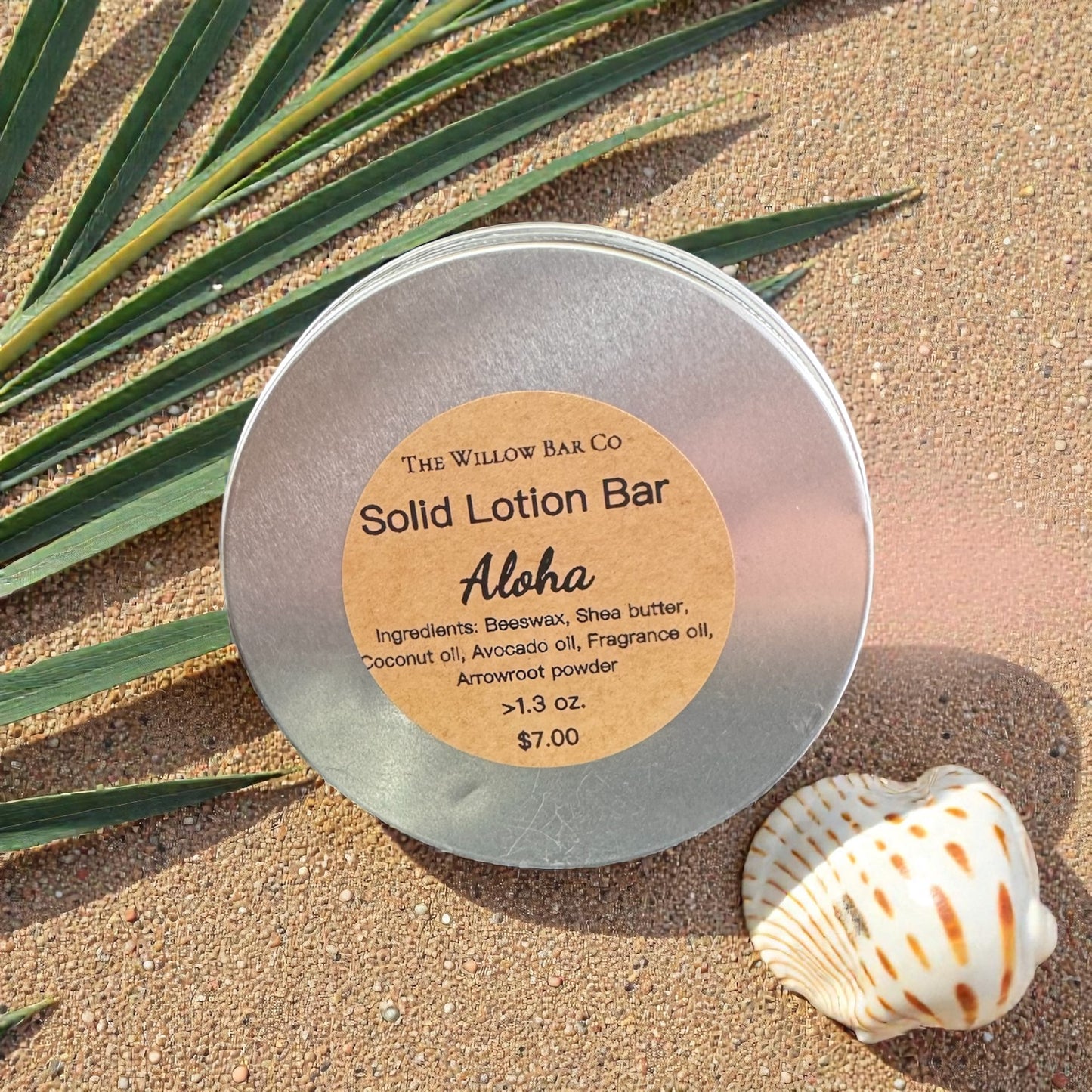 Solid Lotion Bar. Aloha