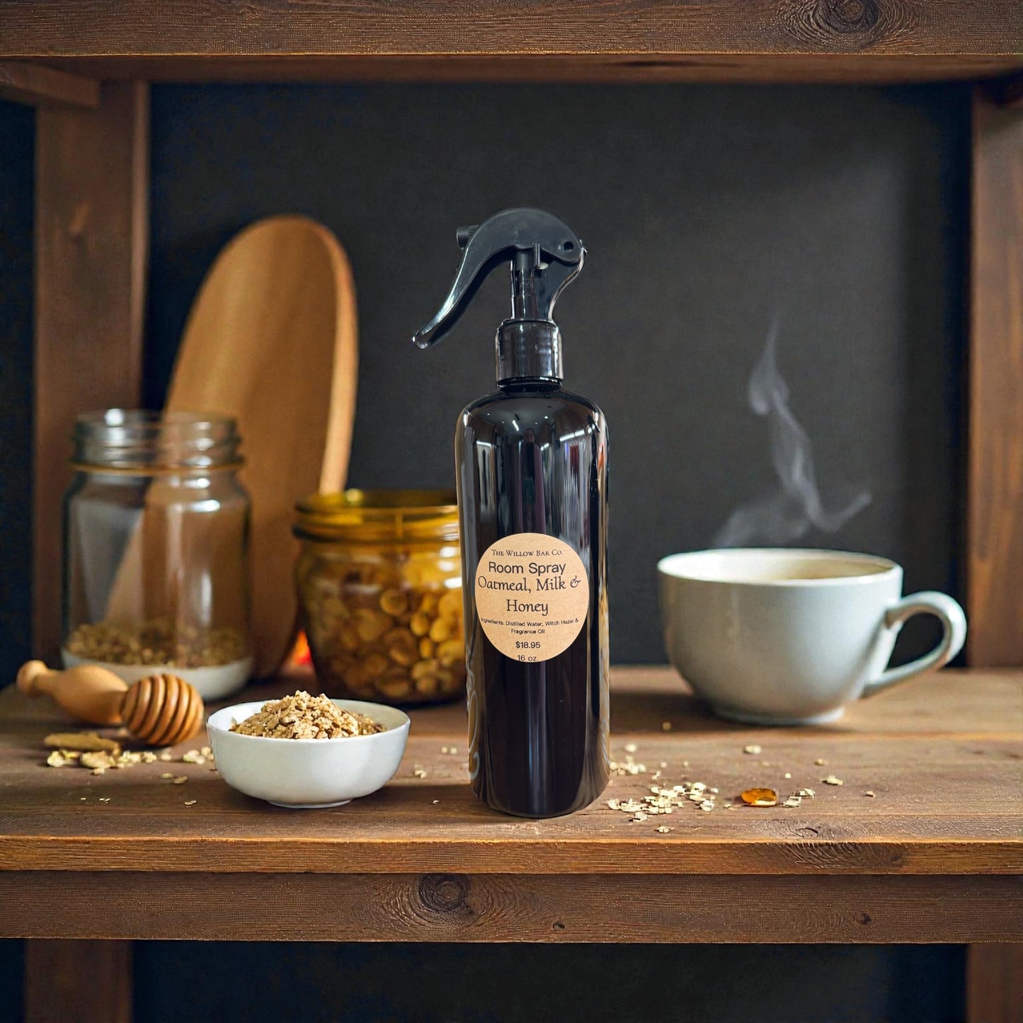 Room Spray  Oatmeal Milk & Honey 16 oz