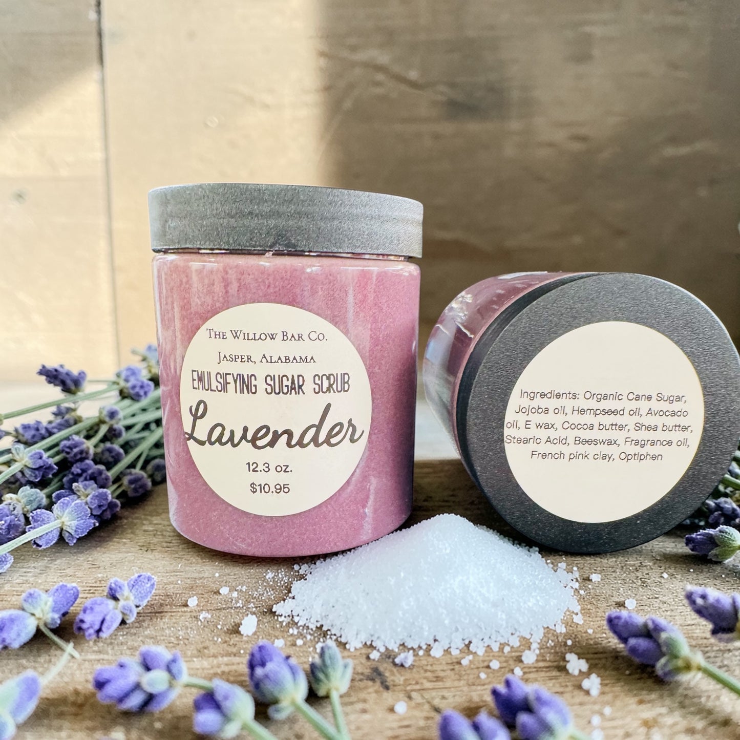 Lavender Emulsified Sugar Scrub 11-12 oz.