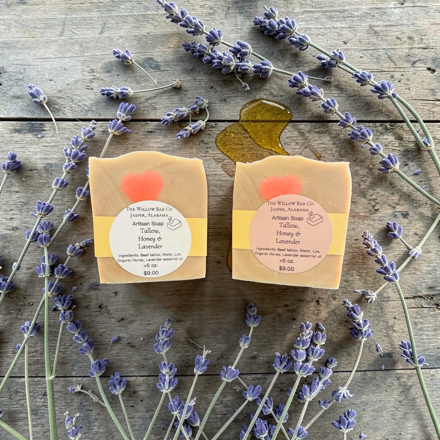 Tallow, Honey & Lavender 5 oz.