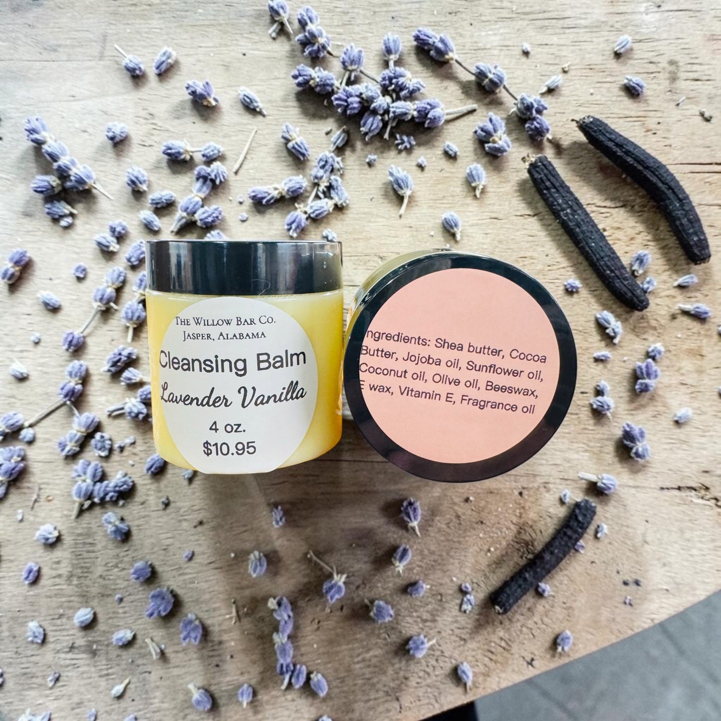 Facial Cleansing Balm in Lavender Vanilla 4 oz.